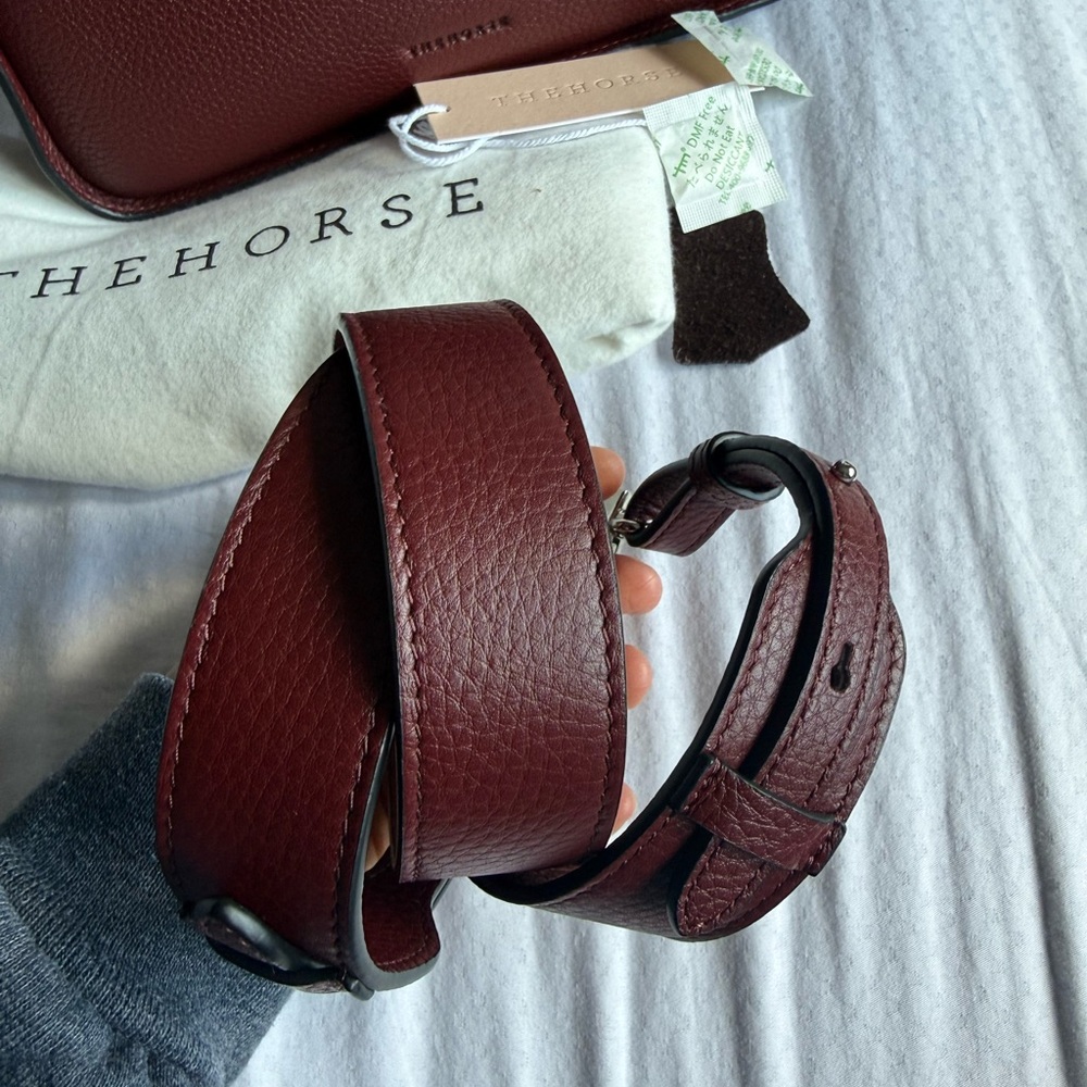 The Horse Burgundy Clementine bag with silver tone hardware - Picture 7 of 7